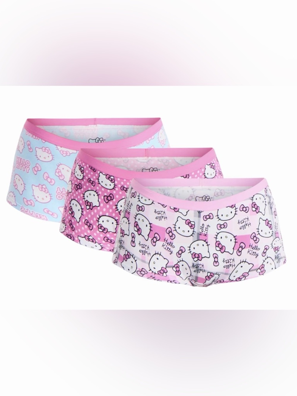 NWT - Hello Kitty Boyshort Panties, 3 Pack.
